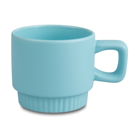 Matte sublimation mug - colorful with a decorated bottom